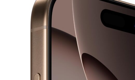 iPhone 16 Pro Desert Titanium Right Side with Button