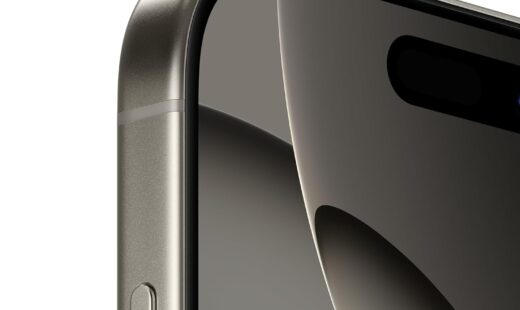 iPhone 16 Pro Natural Titanium Right Side with Button